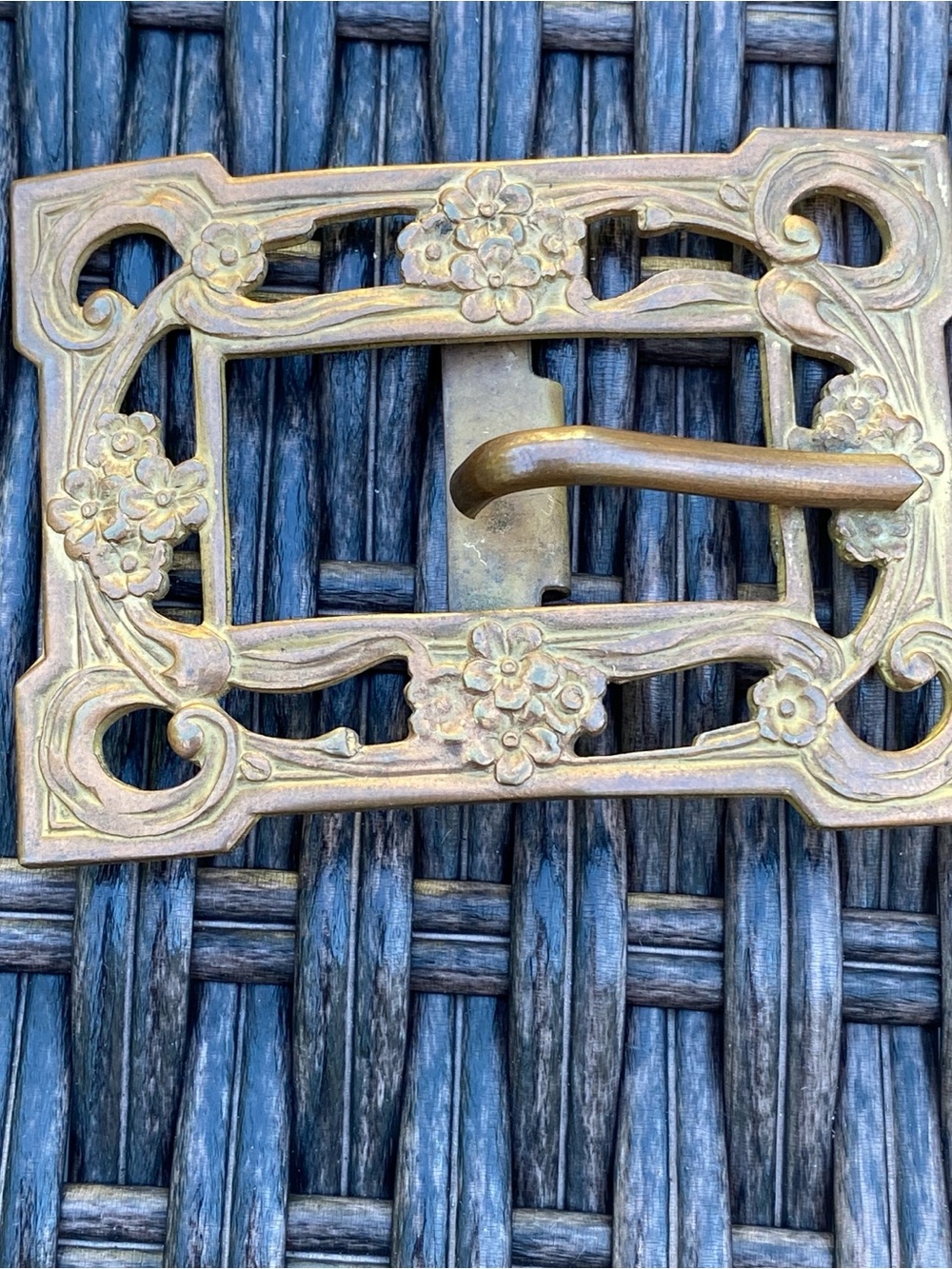 Victorian vintage belt buckle
